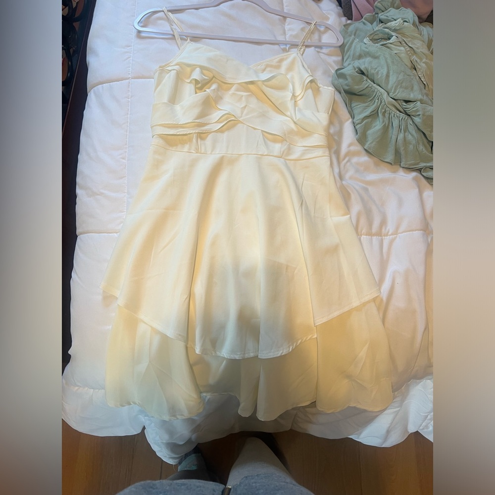 white dress